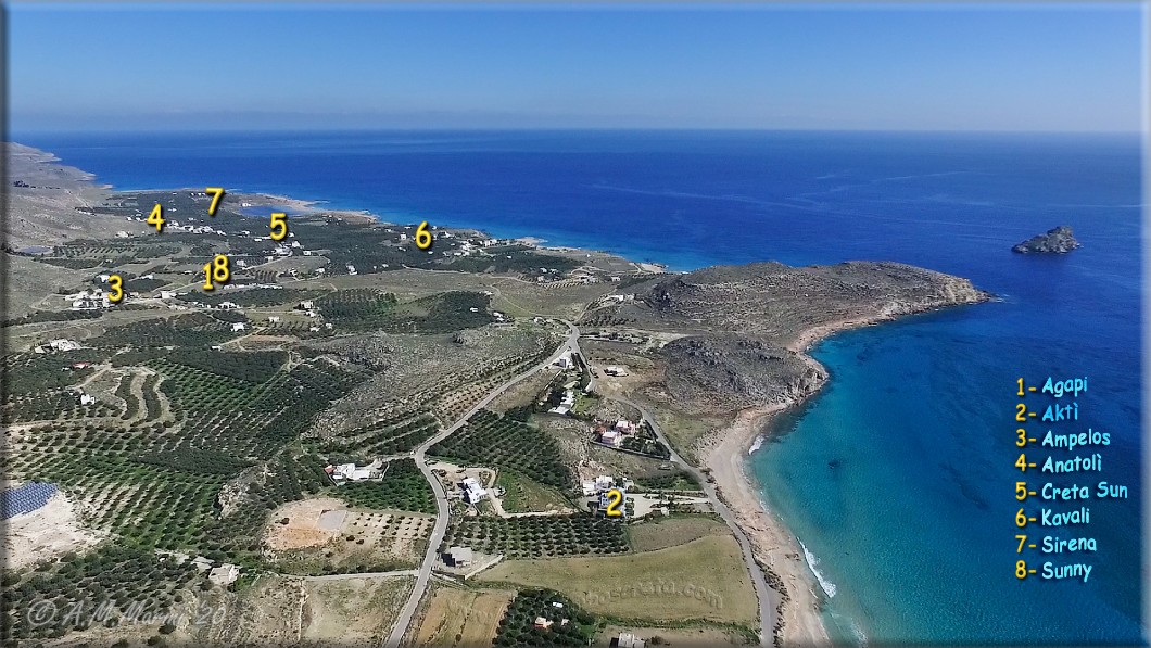 Διαμερίσματα, στούντιο και βίλλες στο Ξερόκαμπο Η διαμονή στον Ξερόκαμπο