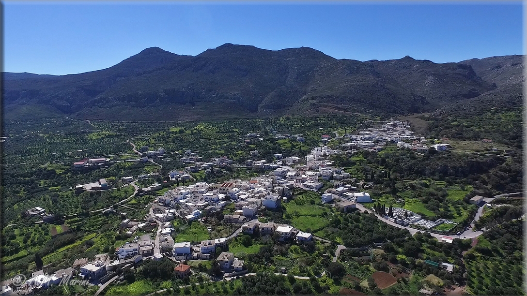 Zakros (East Crete) - overview by drone
