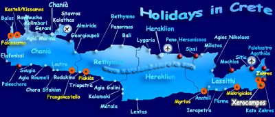 Holiday accommodation on the island of Crete