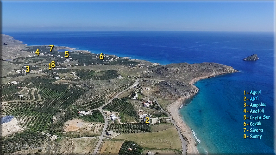 Appartamenti, studios e ville a Xerocambos Alloggiare a Xerocambos